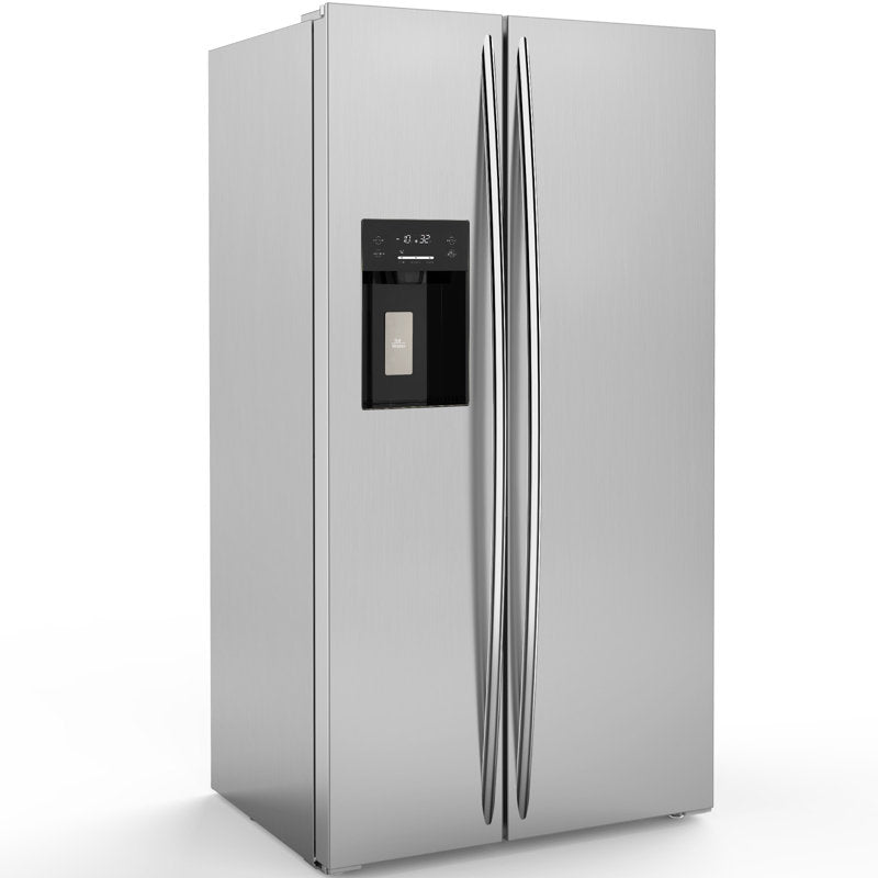 36" Side By Side 20.01 Cu. ft. Built-in Refrigerator with Freezer & Ice Maker Included - Grazingbelles