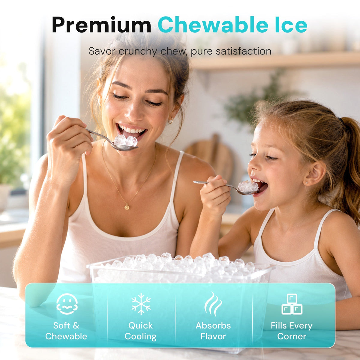 Kismile Clear Square Ice Cubes Maker 58003RIM0