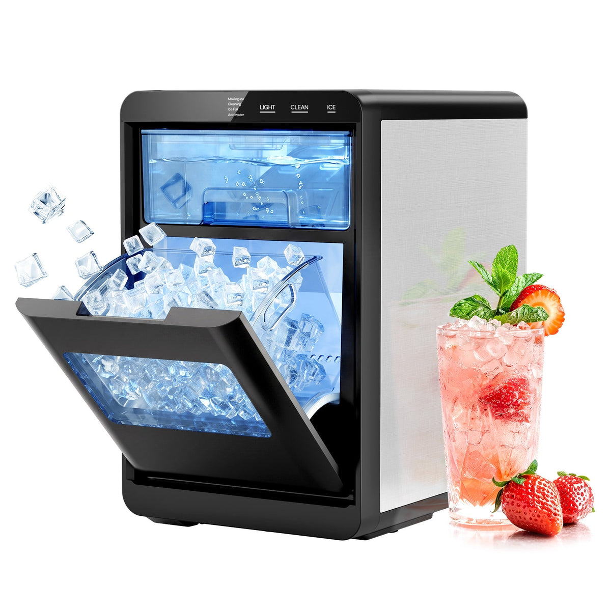 Kismile Clear Square Ice Cubes Maker 58003RIM0