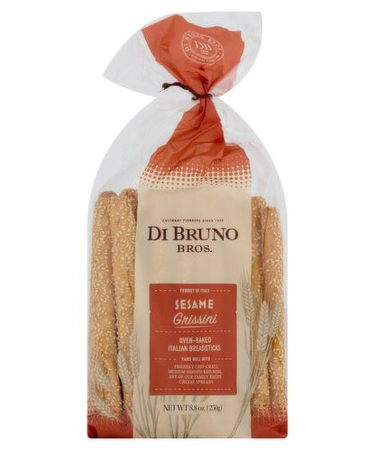 Sesame Grissini Breadsticks - Grazingbelles