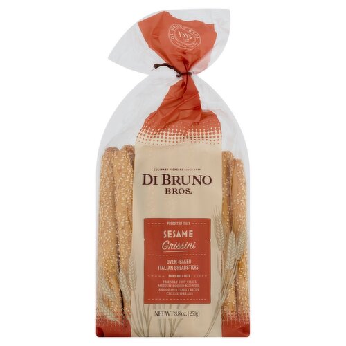 Sesame Grissini Breadsticks - Grazingbelles