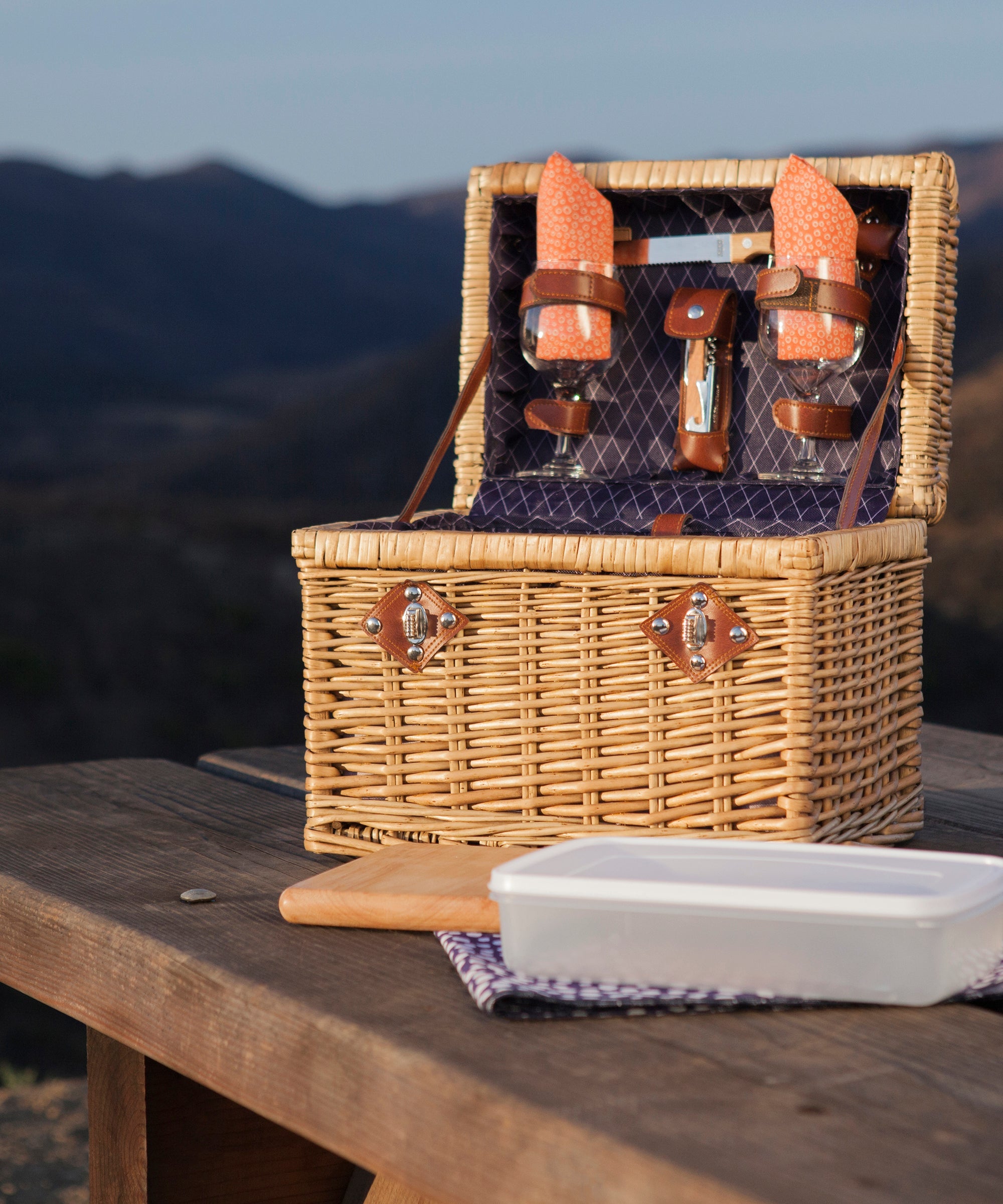 Napa Wine & Cheese Picnic Basket