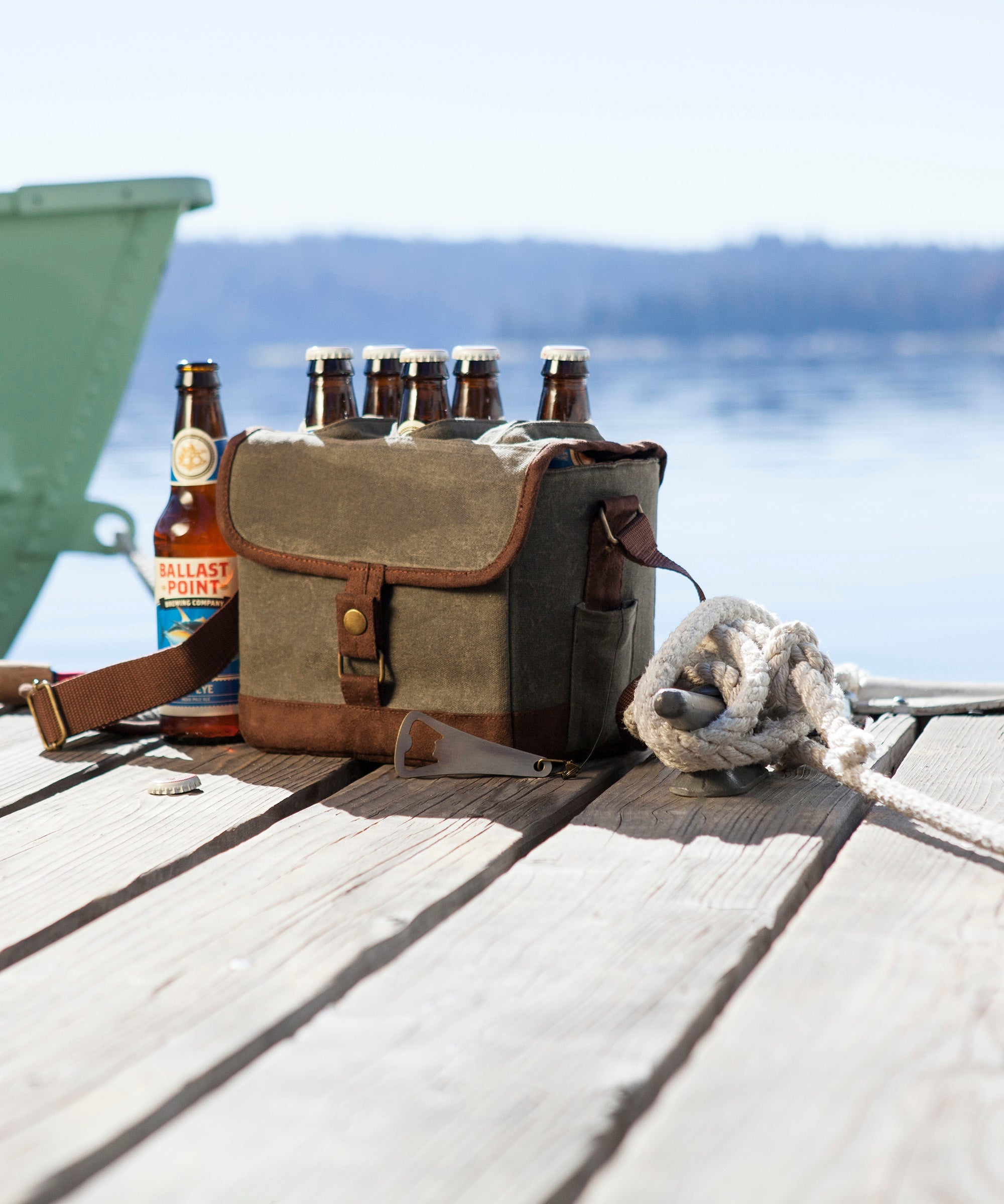 Beer Caddy Cooler Tote with Opener