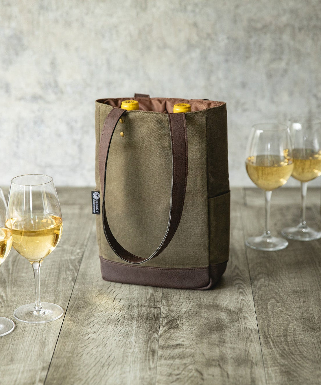 2 Bottle Insulated Wine Cooler Bag