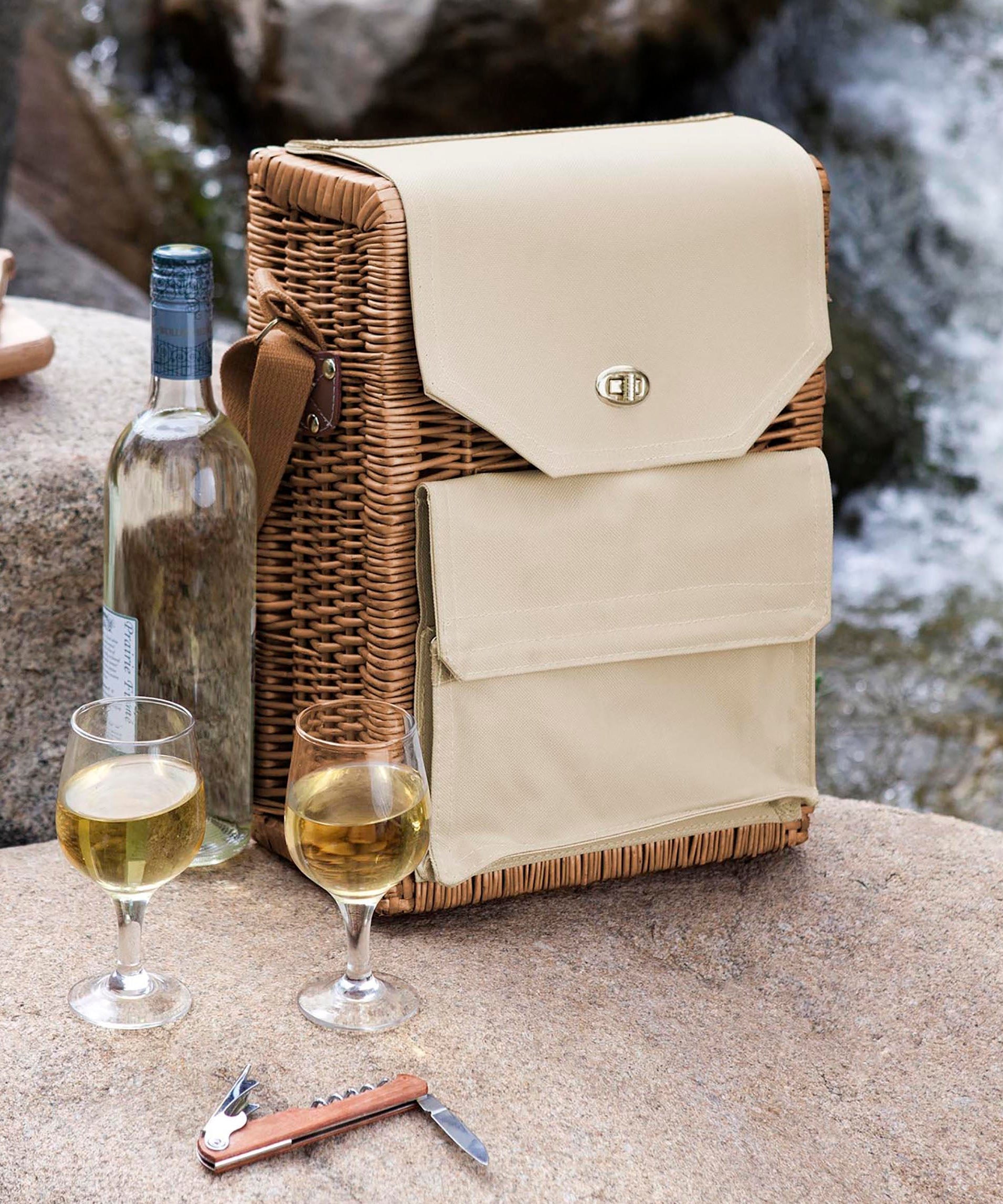 Corsica Wine & Cheese Picnic Basket
