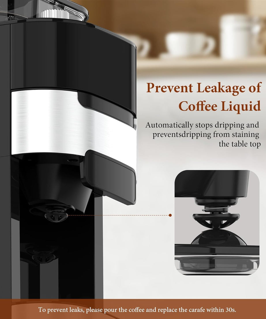 10-Cup Drip Coffee Maker with Built-In Grinde CM8025