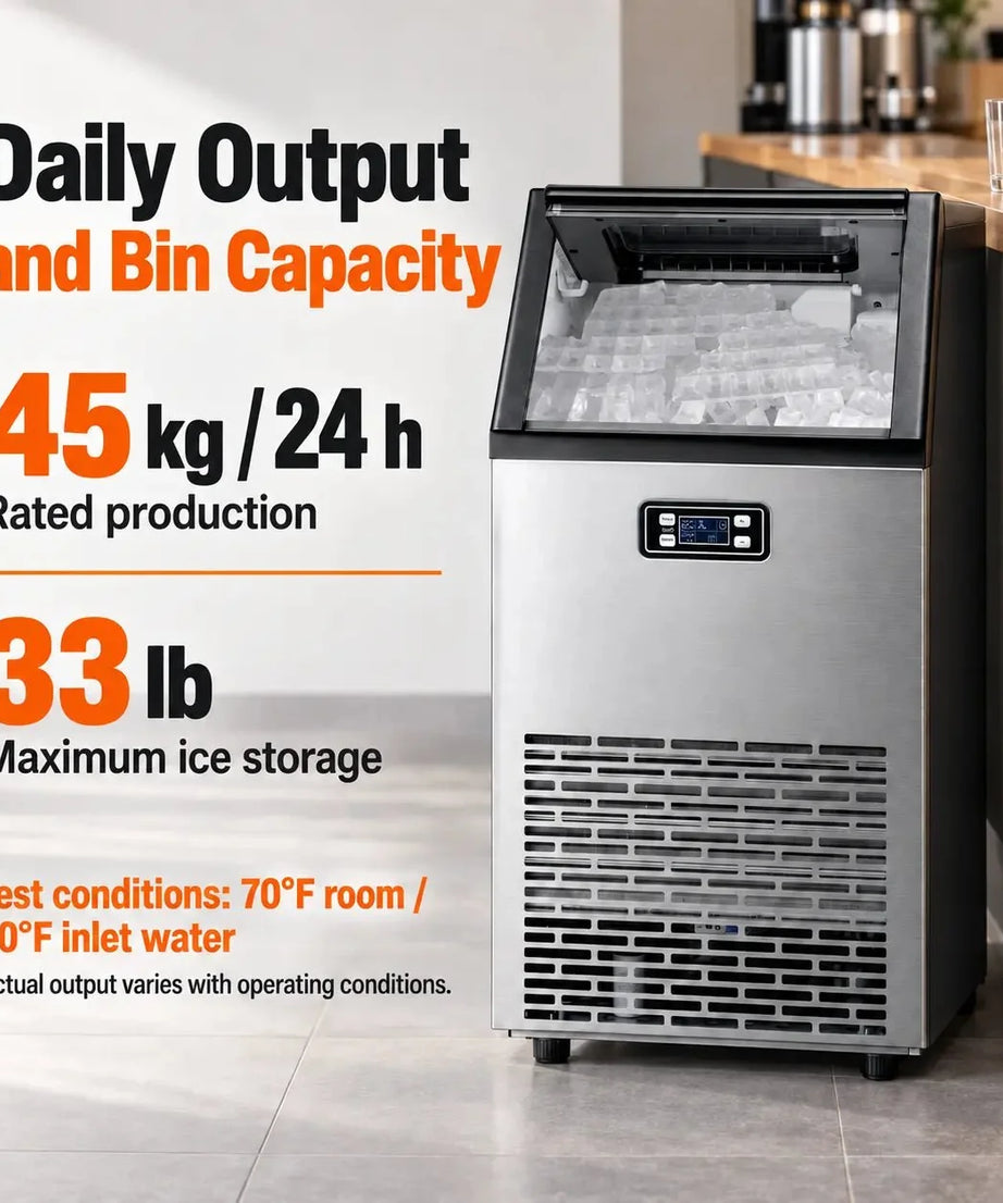 100LBS/200LBS/265LBS  Freestanding Commercial Ice Maker Z5845A