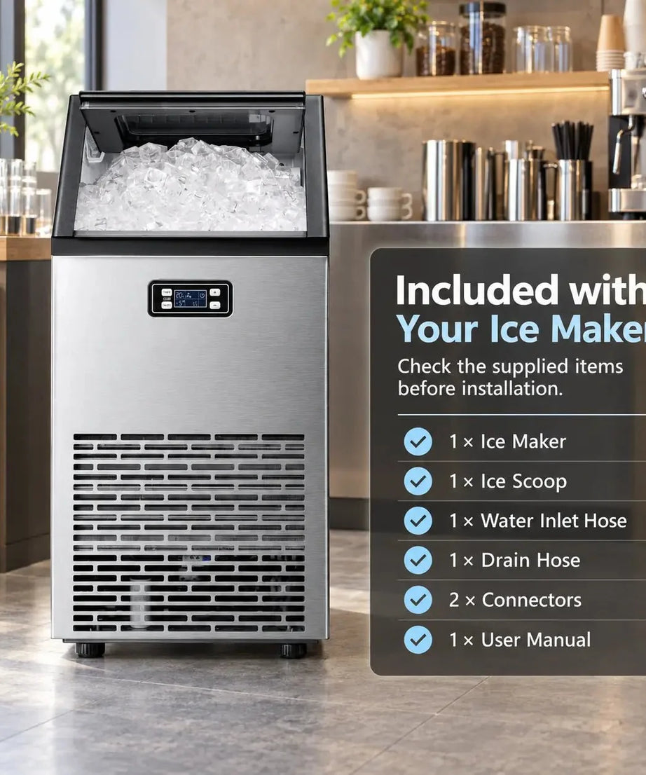 100LBS/200LBS/265LBS  Freestanding Commercial Ice Maker Z5845A