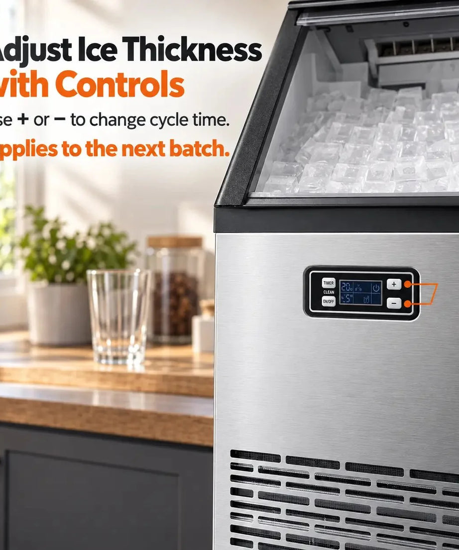 100LBS/200LBS/265LBS  Freestanding Commercial Ice Maker Z5845A