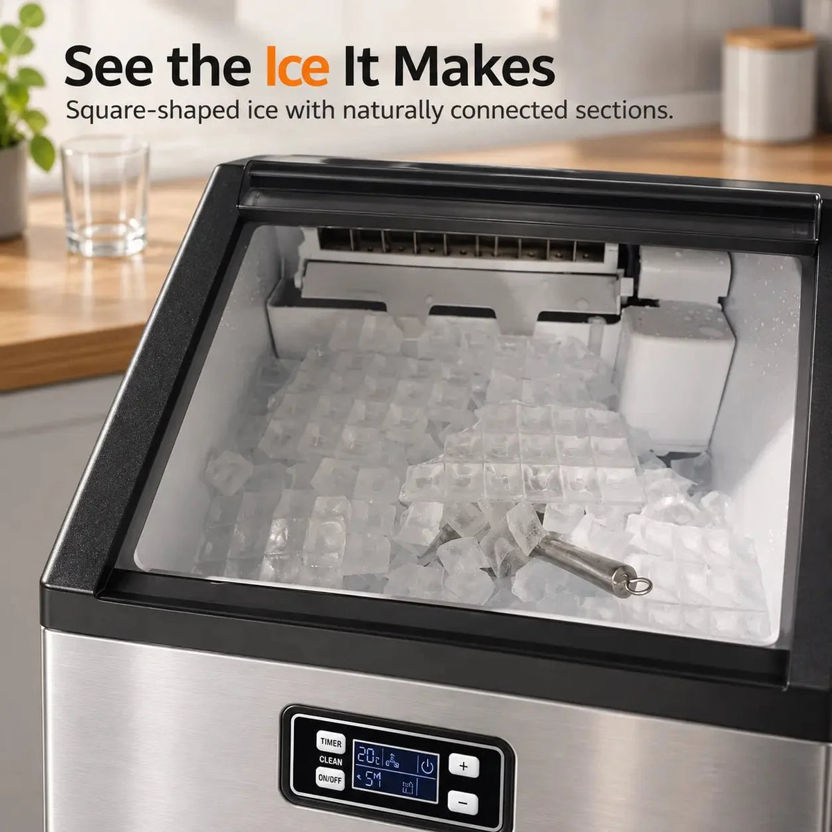 100LBS/200LBS/265LBS  Freestanding Commercial Ice Maker Z5845A
