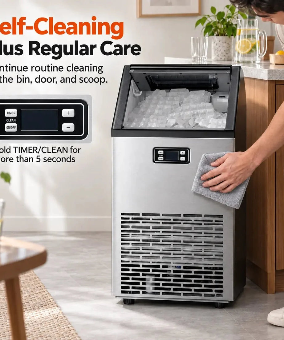 100LBS/200LBS/265LBS  Freestanding Commercial Ice Maker Z5845A