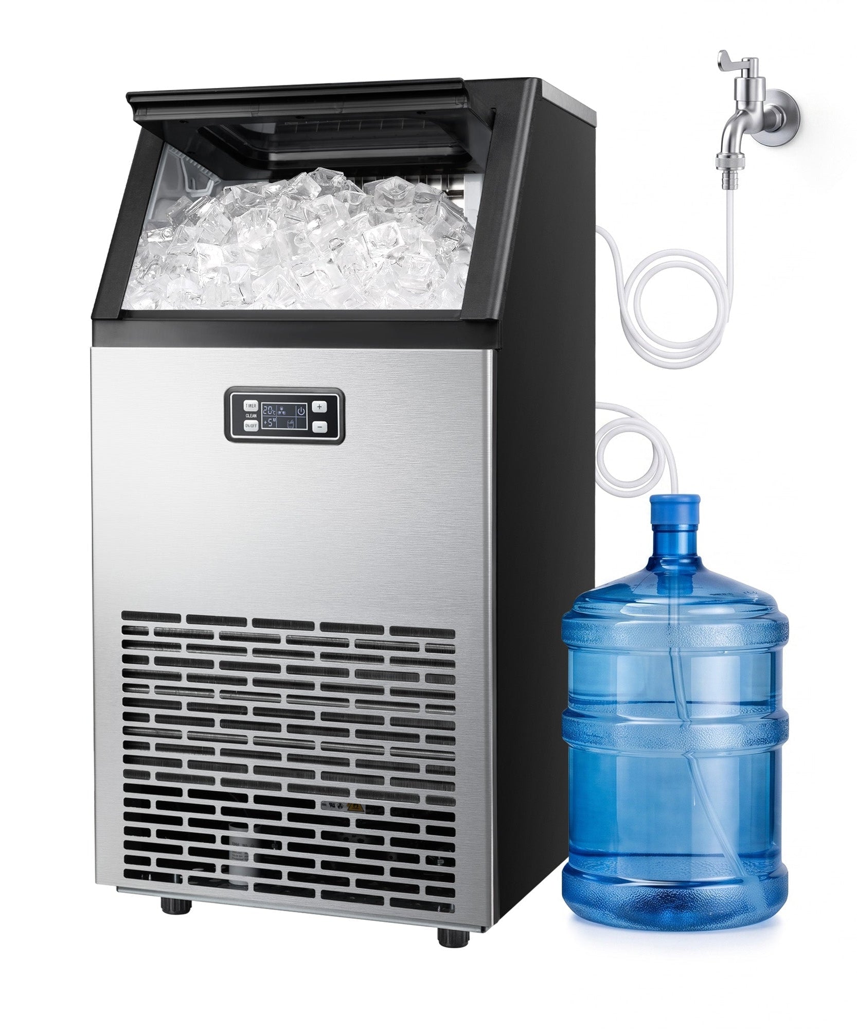100LBS/200LBS/265LBS  Freestanding Commercial Ice Maker Z5845A