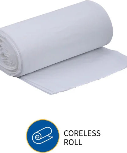 Heavy-Duty Tall Kitchen Trash Bags Small Size - 13 gal Capacity - 31" Length x 24" Width x 0.85 mil (22 Micron) Thickness - Low Density - White - Kitchen - Recycled - 150/Box - 1 / Carton (GJO02312)