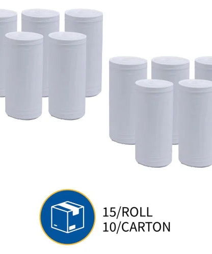 Heavy-Duty Tall Kitchen Trash Bags Small Size - 13 gal Capacity - 31" Length x 24" Width x 0.85 mil (22 Micron) Thickness - Low Density - White - Kitchen - Recycled - 150/Box - 1 / Carton (GJO02312)