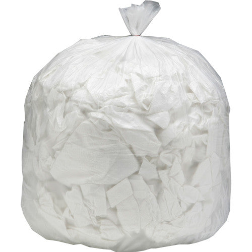 AbilityOne 8105015574983, SKILCRAFT High Density (HDPE) Coreless Roll Can LinersNatural, 33 gal, 12 microns, 33" x 40", Natural, 250/Box - Grazingbelles