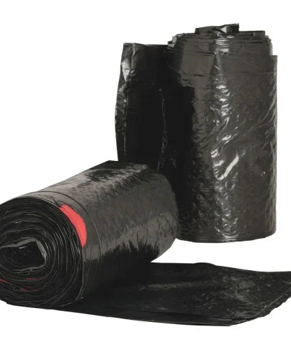Trash Can Liners Medium Size - 30 gal Capacity - 32" Length x 30" Width x 1.05 mil (27 Micron) Thickness - Low Density - Black - Resin - 42/Box - 1 / Carton (GJO01230)
