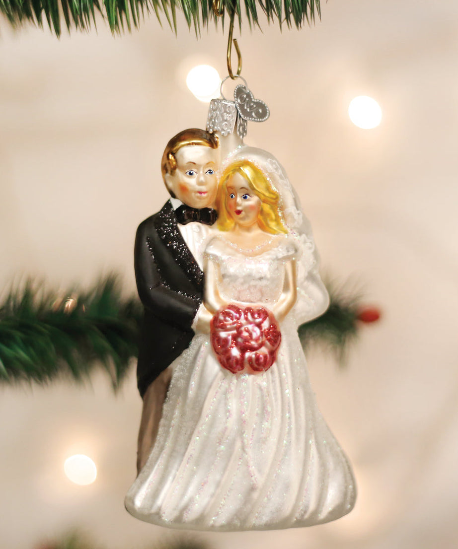 Bridal Couple Ornament - Grazingbelles