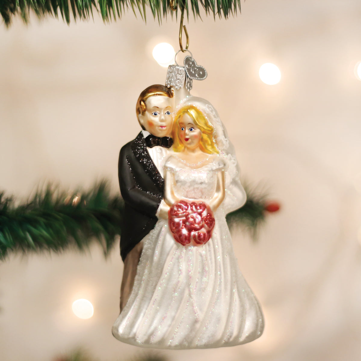 Bridal Couple Ornament - Grazingbelles