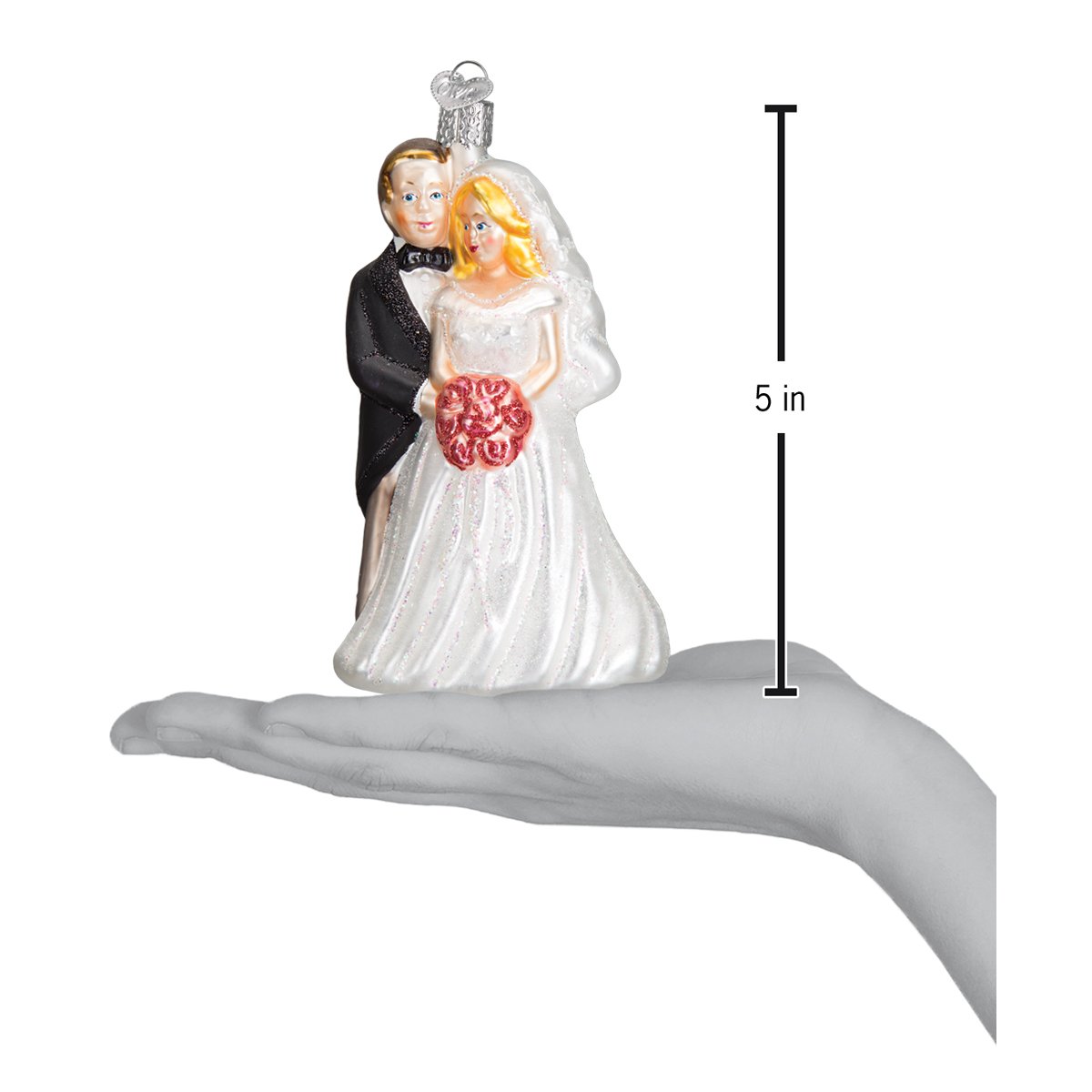 Bridal Couple Ornament - Grazingbelles