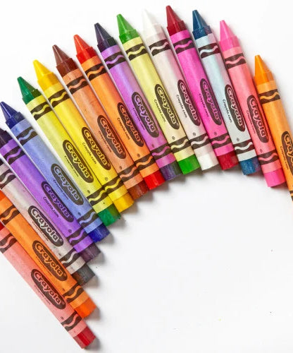 Crayola Triangular Anti-roll Crayons Black, Blue, Blue Violet, Brown, Carnation Pink, Green, Orange, Red, Red Orange, Red Violet, Violet, ... - 256 / Box (528039)