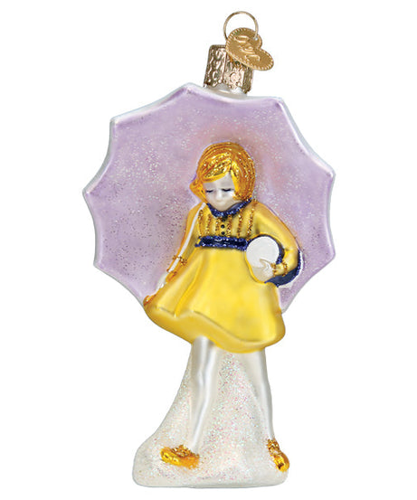 Morton Umbrella Girl Ornament