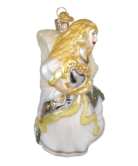 Angel With Heart Ornament
