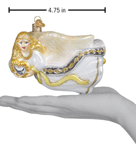 Angel With Heart Ornament