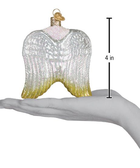 Sterling Angel Wings Ornament