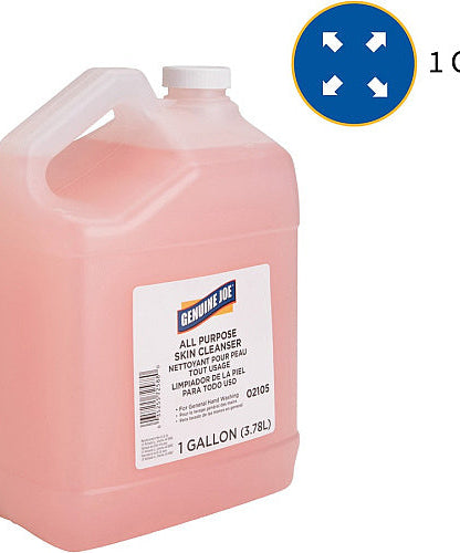 Genuine Joe All Purpose Skin Cleanser 1 gal - Hand, Skin - Pink - 4 / Carton (GJO02105CT)