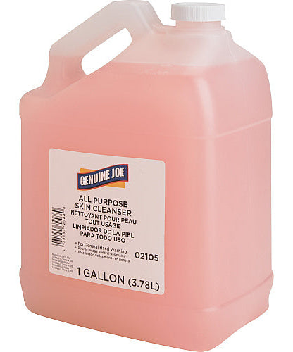 Genuine Joe All Purpose Skin Cleanser 1 gal - Hand, Skin - Pink - 4 / Carton (GJO02105CT)