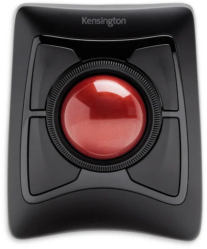 Kensington Expert Mouse® Wireless Trackball DiamondEye - Wireless - Bluetooth/Radio Frequency - Black - USB - Scroll Ring - 4 Button(s) - Symmetrical - 1 Each (72359) - Grazingbelles