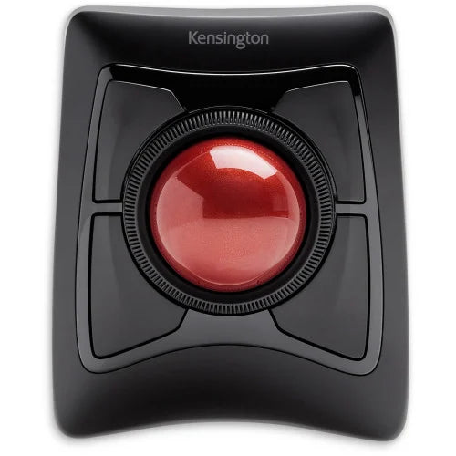Kensington Expert Mouse® Wireless Trackball DiamondEye - Wireless - Bluetooth/Radio Frequency - Black - USB - Scroll Ring - 4 Button(s) - Symmetrical - 1 Each (72359) - Grazingbelles