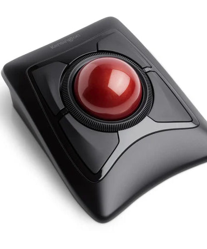 Kensington Expert Mouse® Wireless Trackball DiamondEye - Wireless - Bluetooth/Radio Frequency - Black - USB - Scroll Ring - 4 Button(s) - Symmetrical - 1 Each (72359) - Grazingbelles