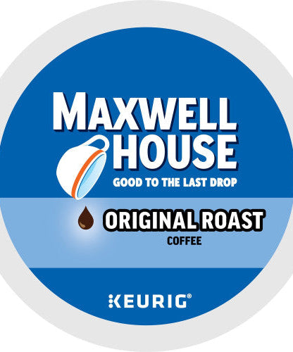 Maxwell House K-Cup Original Roast Coffee Compatible with Keurig Brewer - Medium - K-Cup - 24 / Box (8043) - Grazingbelles