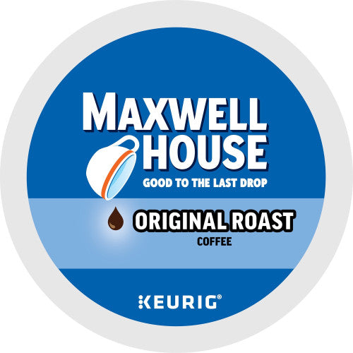 Maxwell House K-Cup Original Roast Coffee Compatible with Keurig Brewer - Medium - K-Cup - 24 / Box (8043) - Grazingbelles