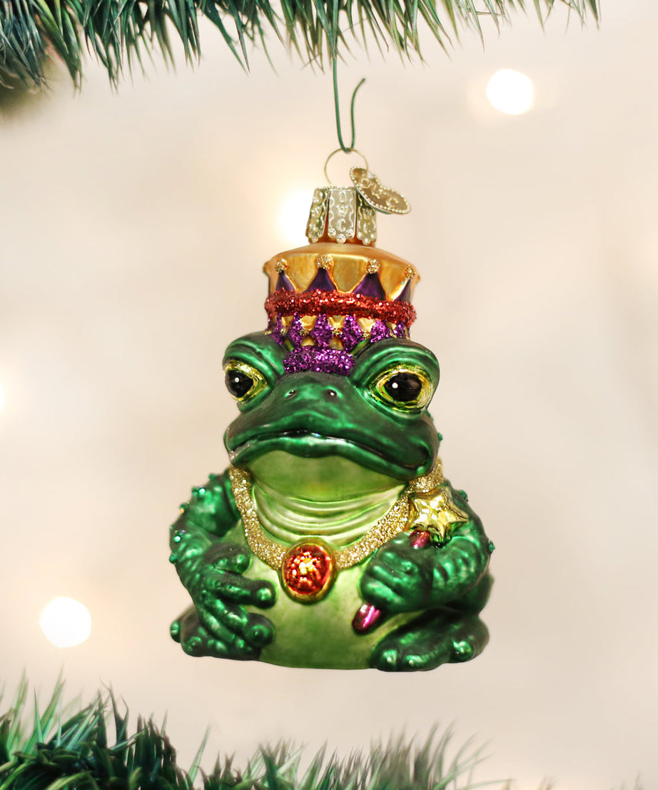 Frog King Ornament