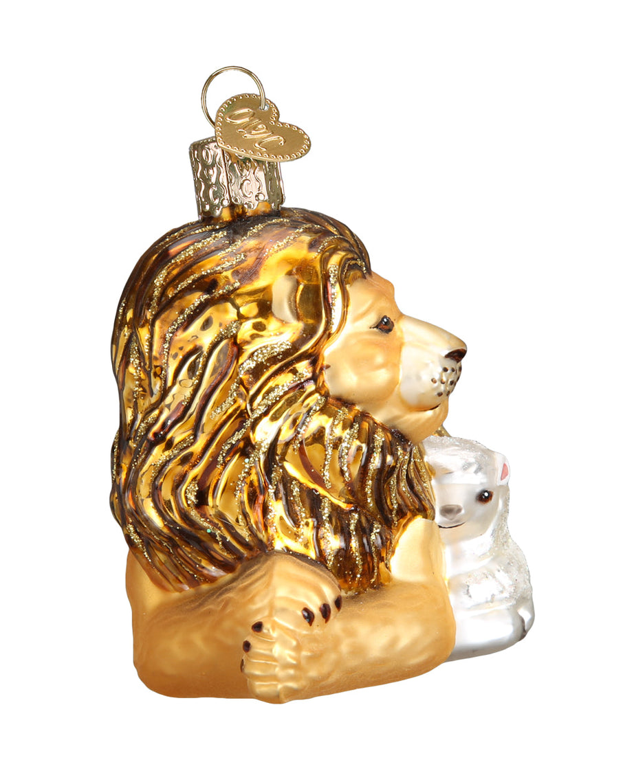 Lion And Lamb Ornament