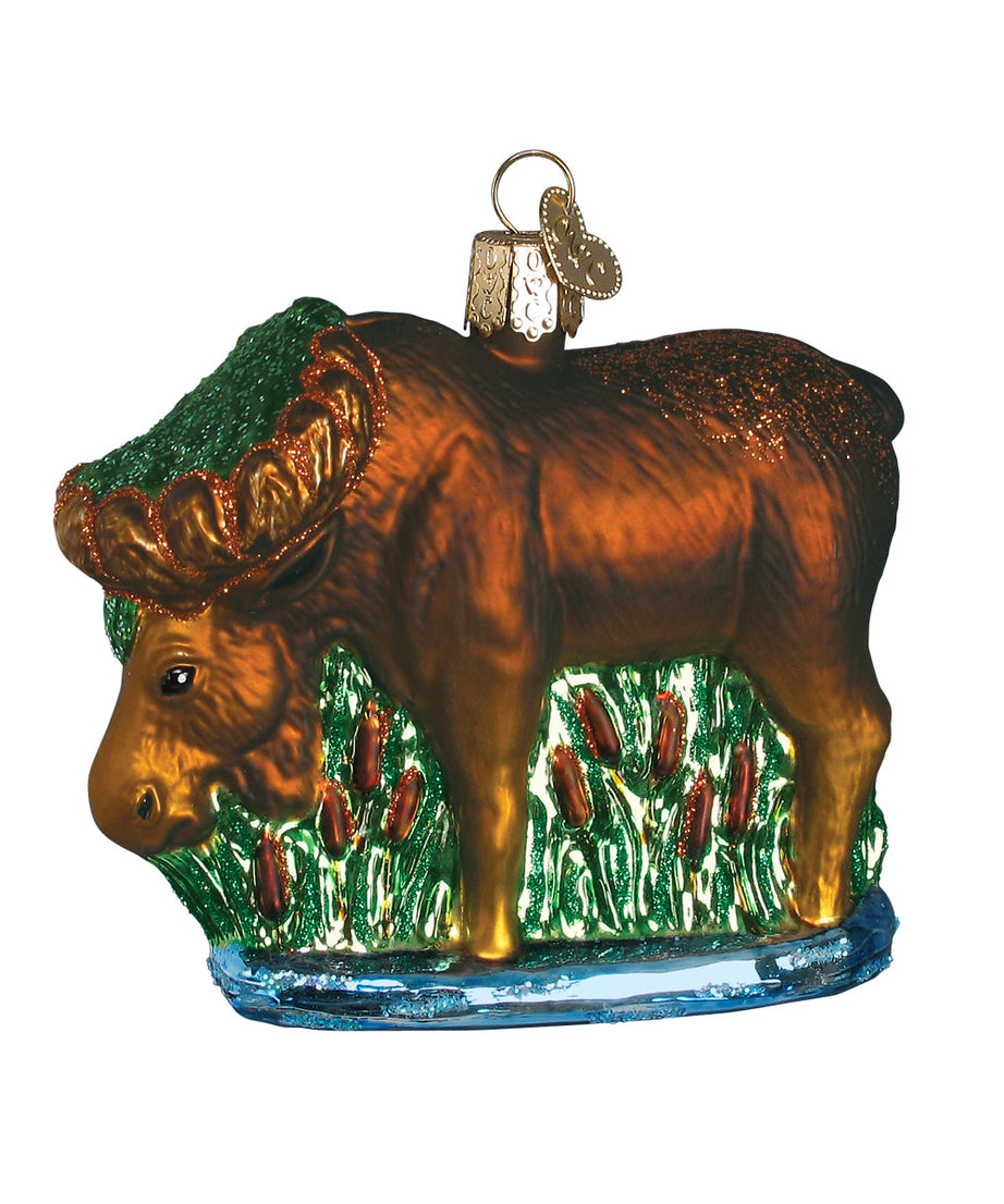 Munching Moose Ornament - Grazingbelles