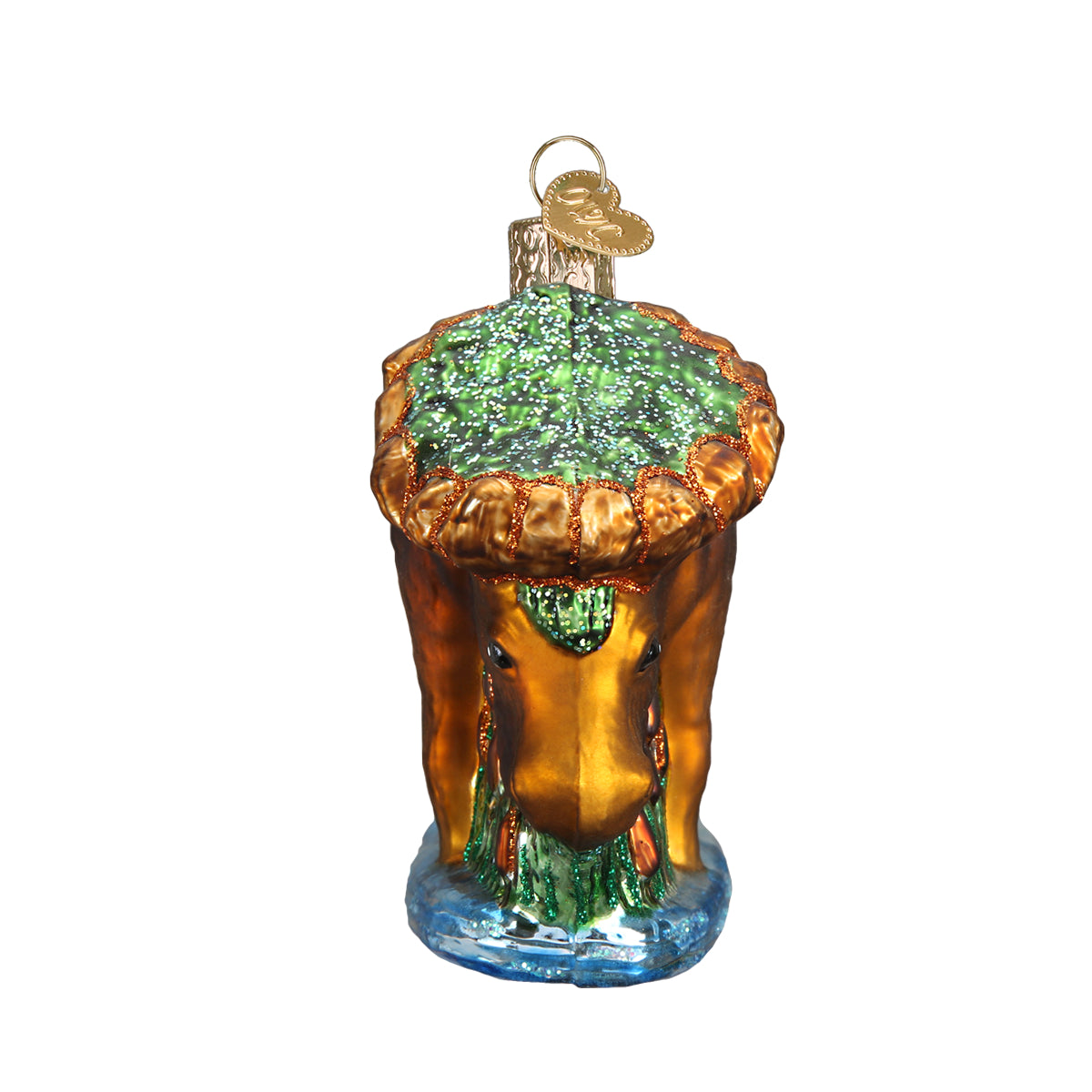 Munching Moose Ornament - Grazingbelles