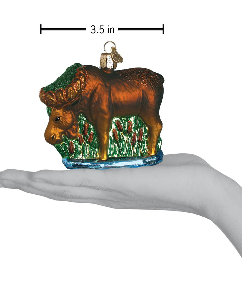 Munching Moose Ornament - Grazingbelles