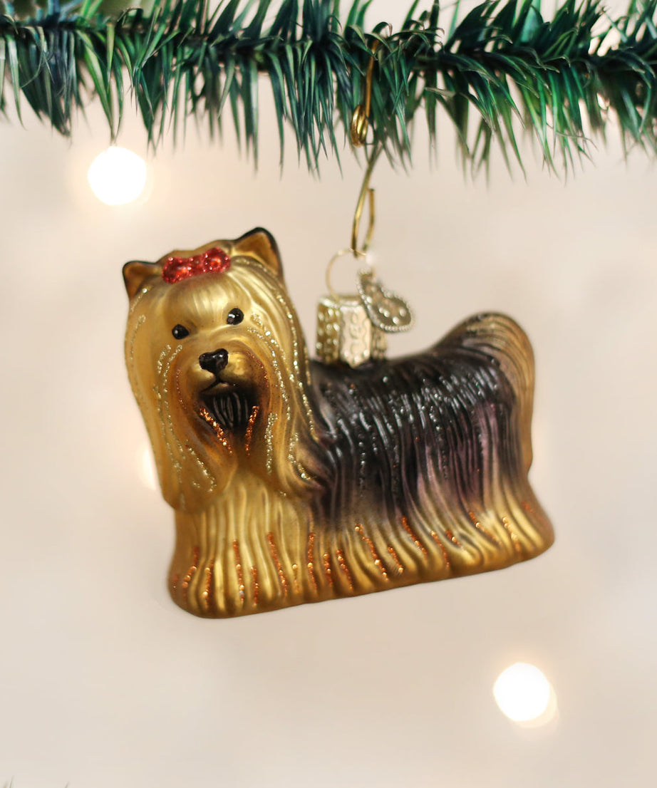 Yorkie Ornament