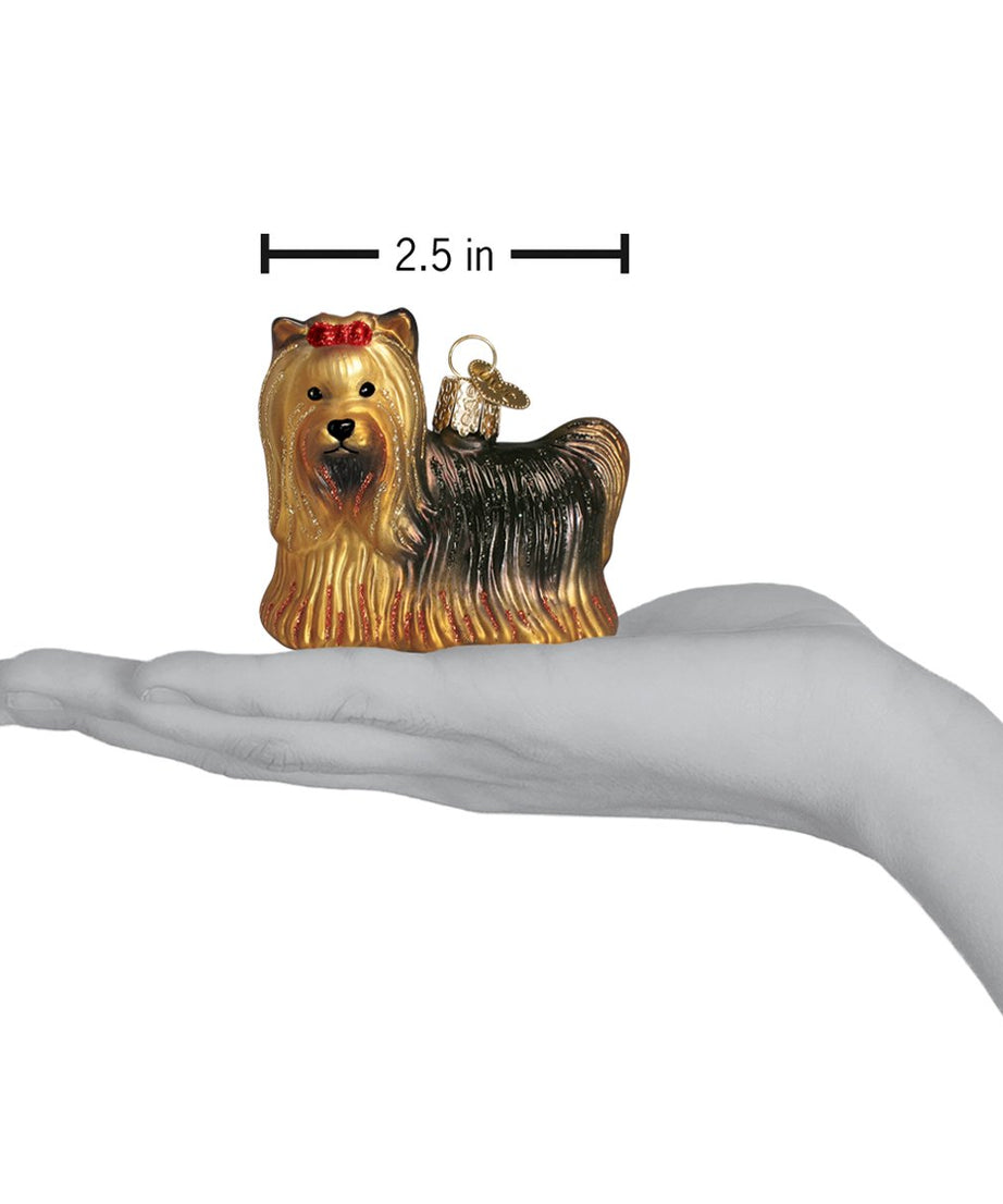 Yorkie Ornament