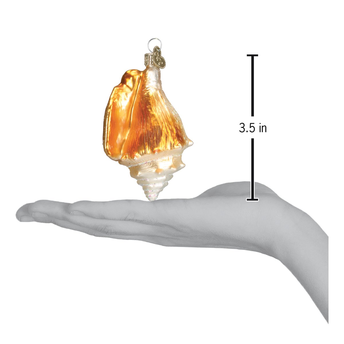 Golden Seashell Ornament - Grazingbelles