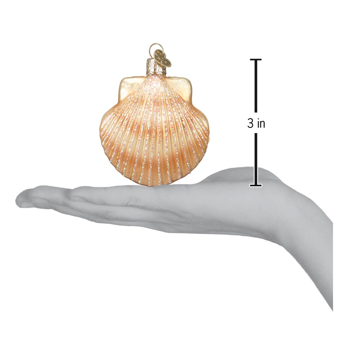Scallop Shell Ornament - Grazingbelles
