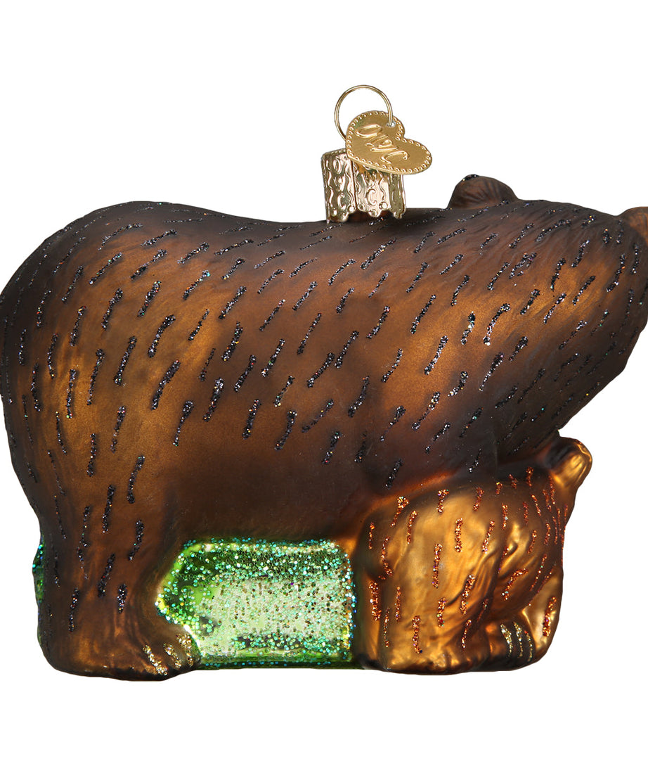 Bear With Cubs Ornament - Grazingbelles
