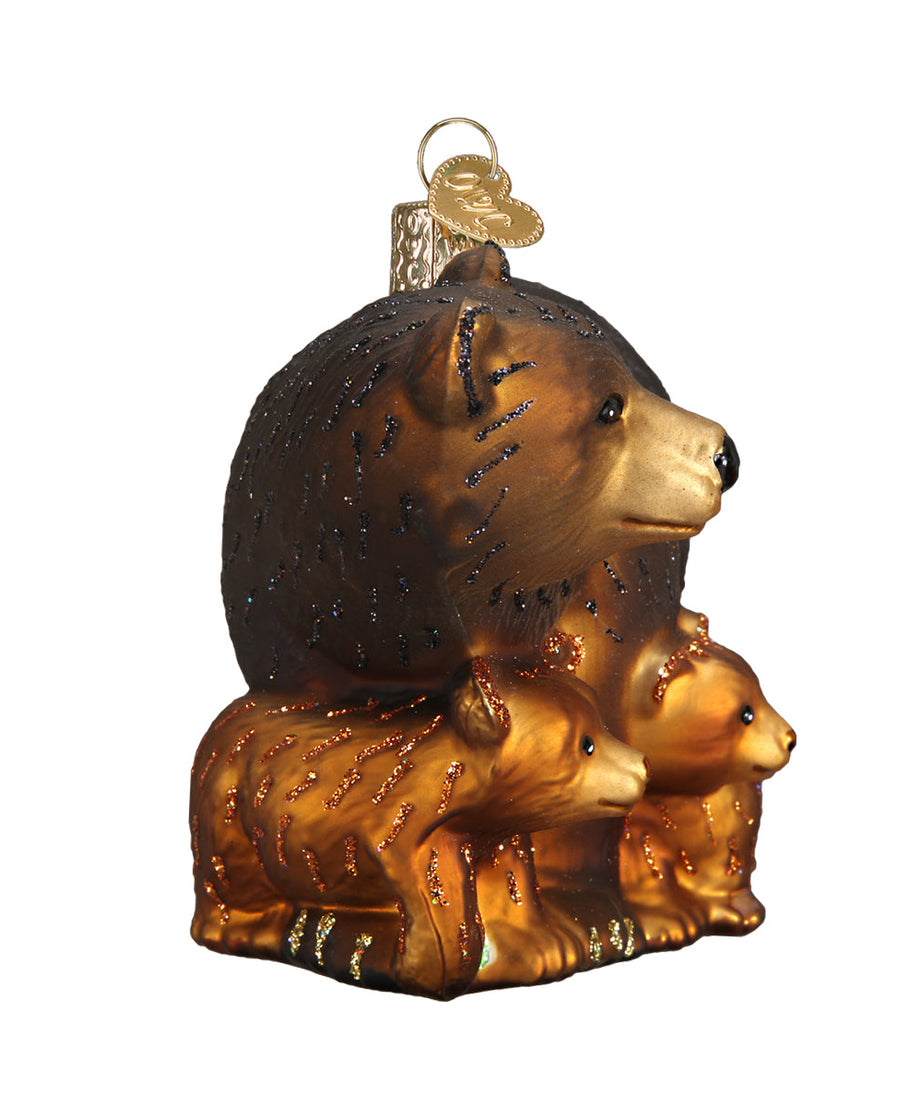 Bear With Cubs Ornament - Grazingbelles