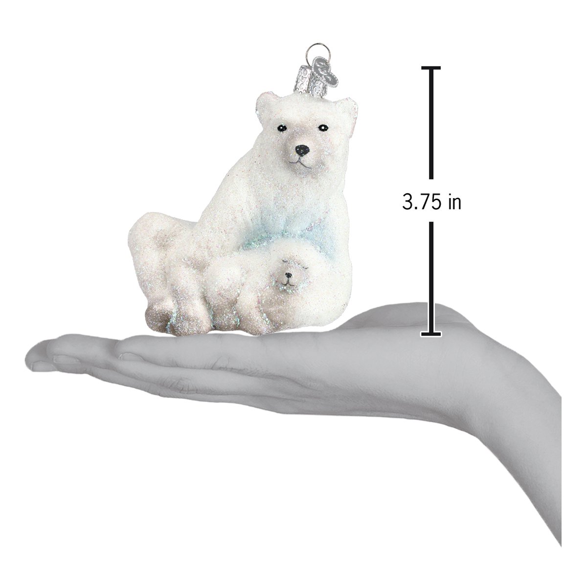 Polar Bear With Cub - Grazingbelles