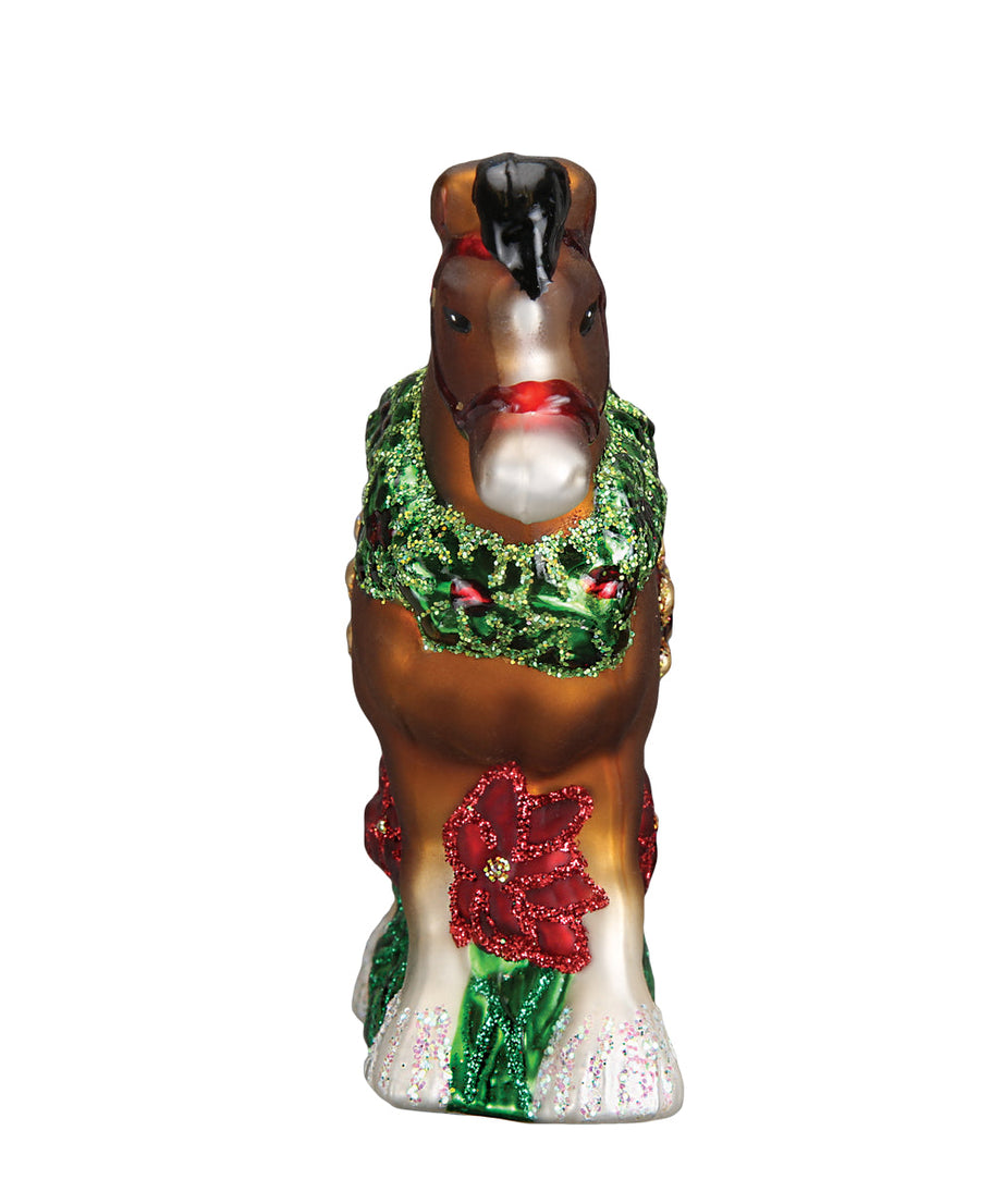 Holiday Clydesdale Ornament