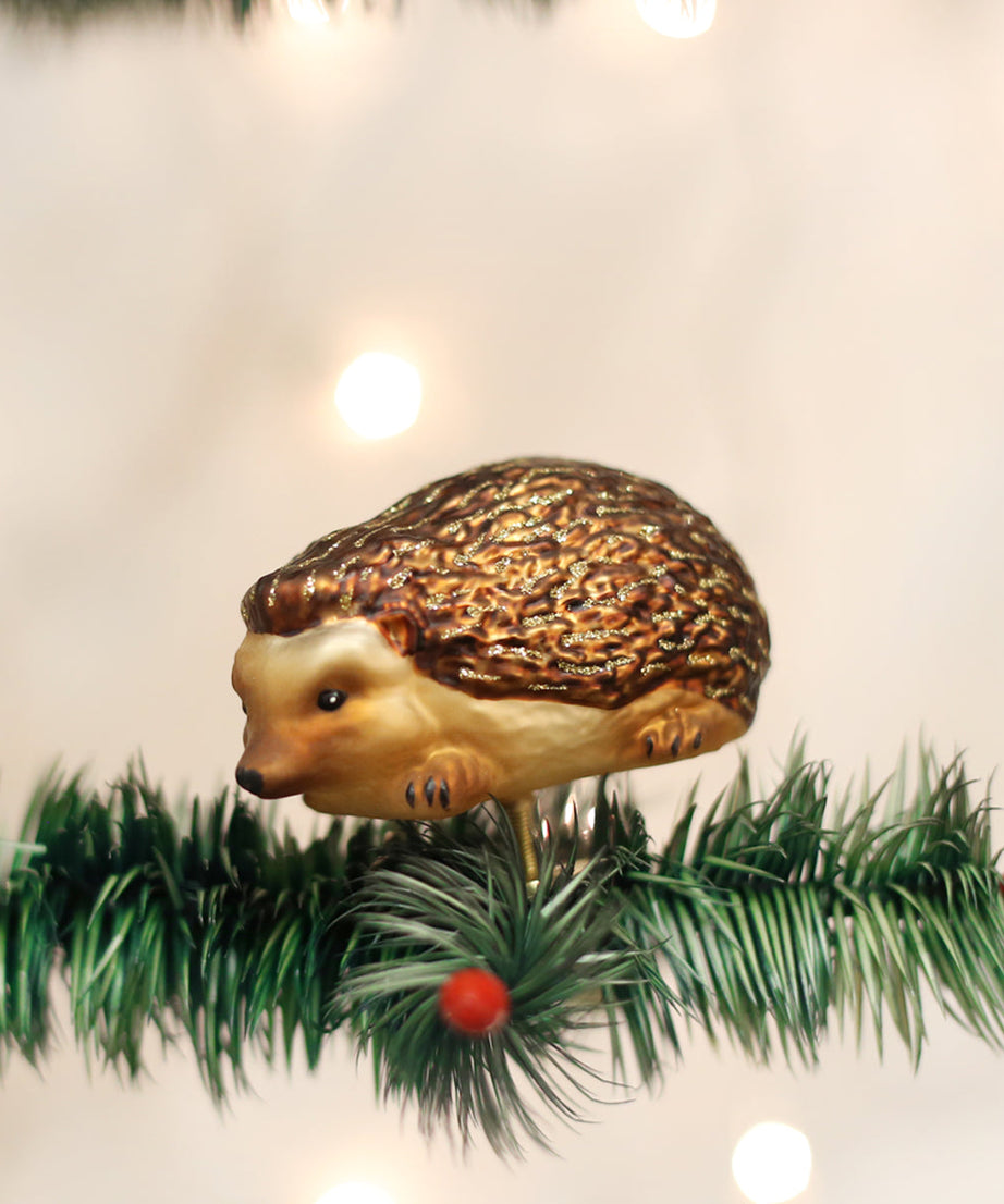 Clip-on Hedge Hog Ornament