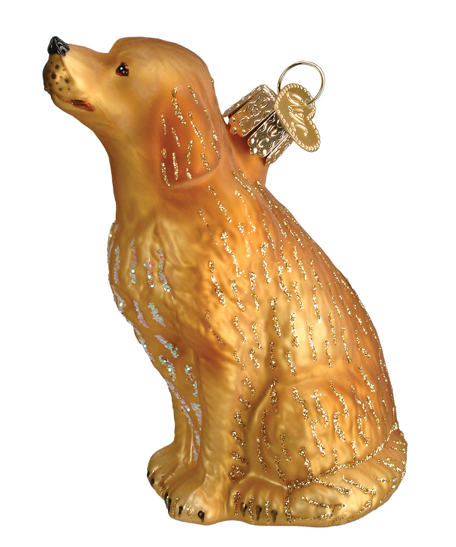 Sitting Golden Ornament